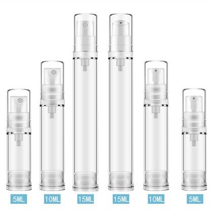 Plastic Airless Lotion Pump Refillable Bottles