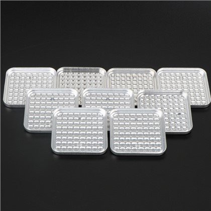 Square Metal Pans for Pressed Powder Blush